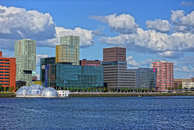 Thành phố cảng Rotterdam tuyệt đẹp