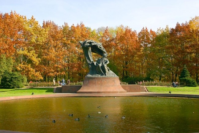 công viên Hoàng gia Lazienki