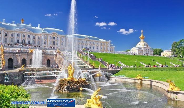 Petersburg's Peterhof cung điện mùa hè của hoàng gia