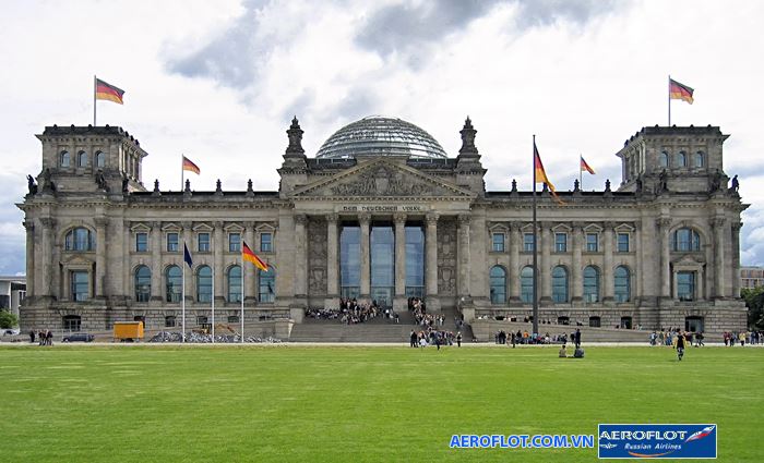 Reichstag hay còn gọi là Tòa nhà Quốc hội Đức