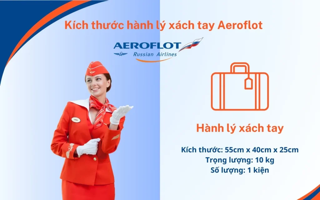 Hành lý xách tay Aeroflot