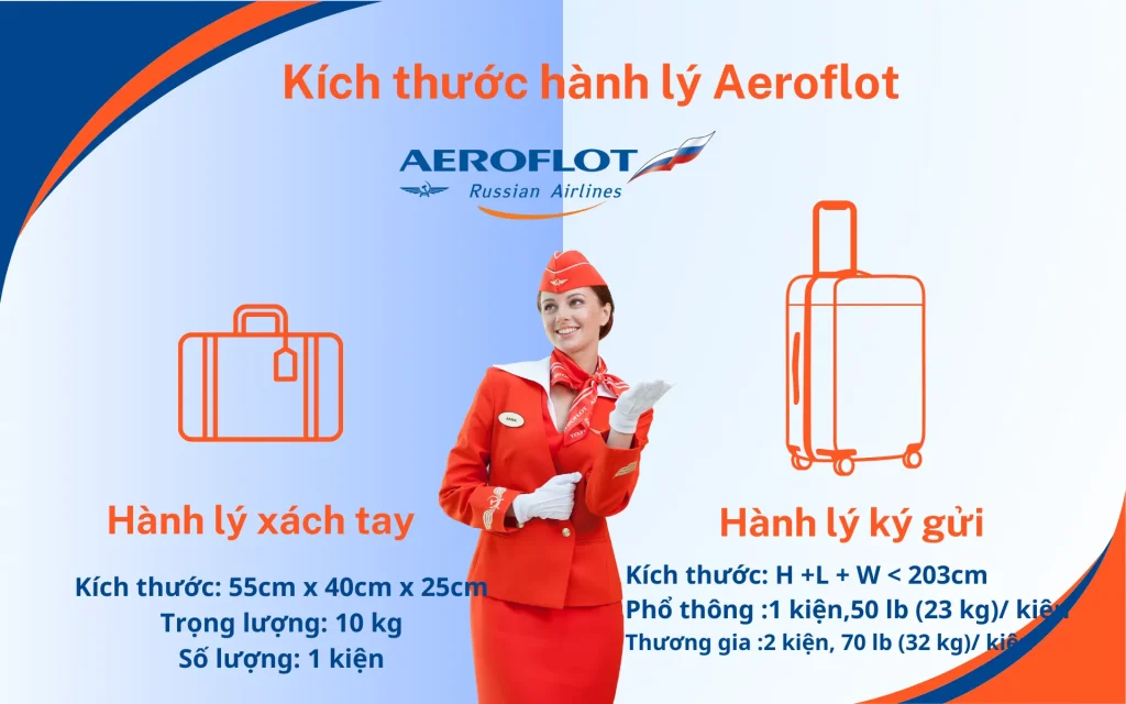 Quy định hành lý Aeroflot