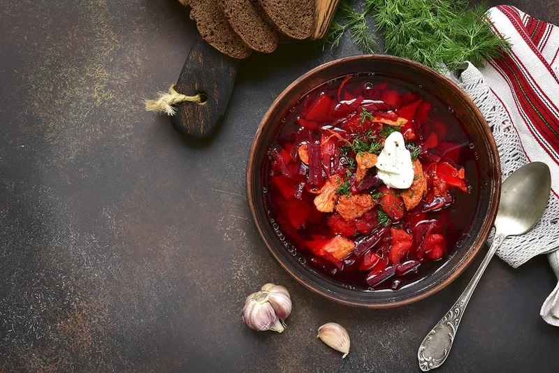 Súp củ dền Borscht