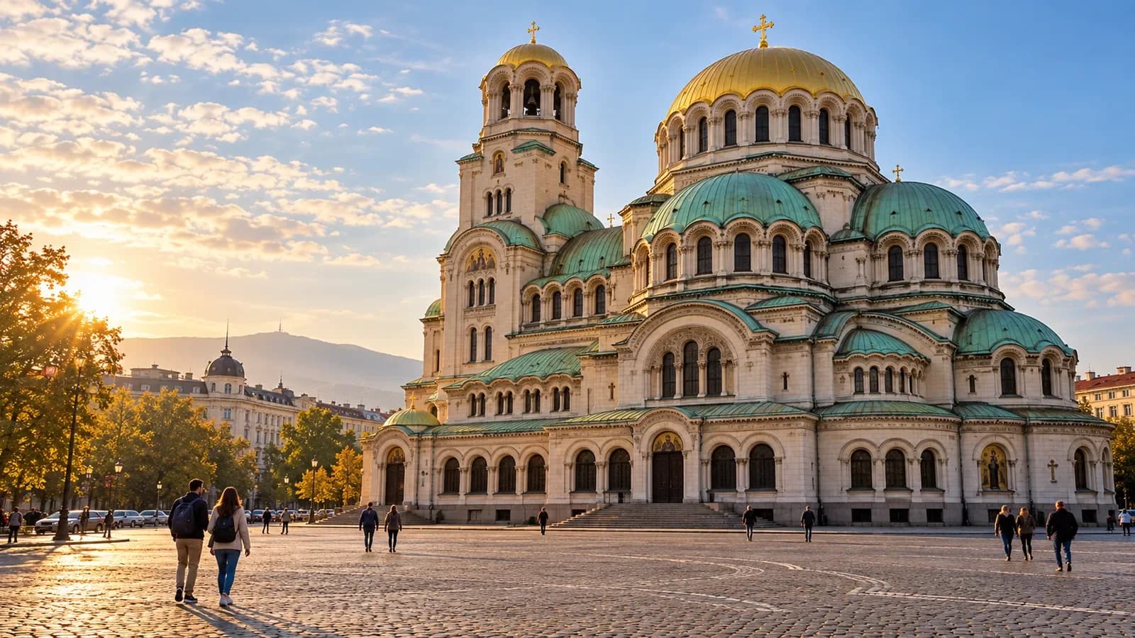 Ảnh minh họa quảng trường Sofia tại Sofia, Bulgaria