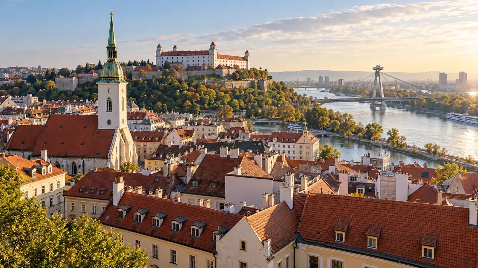 Ảnh minh họa khu phố cổ Bratislava tại Bratislava, Slovakia