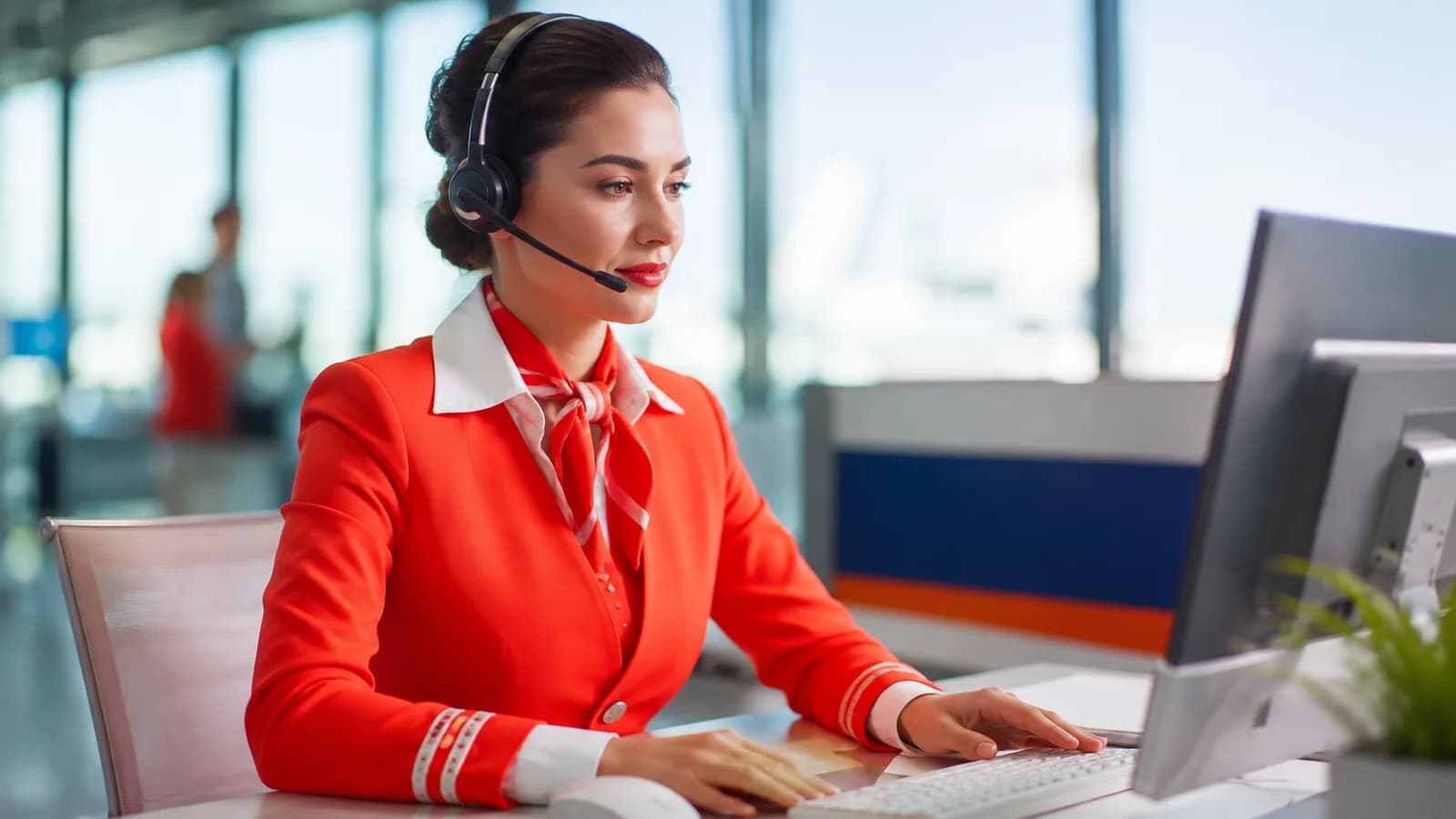 Minh họa nhân viên tư vấn qua điện thoại