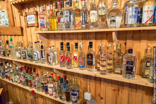 bảo tàng rượu vodka