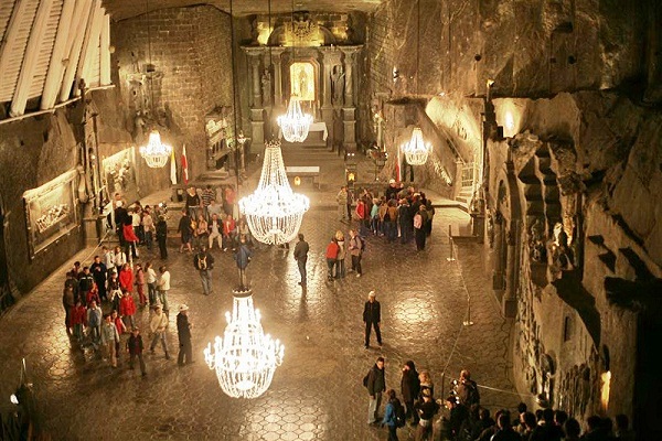 Mỏ muối Wieliczka thánh đường